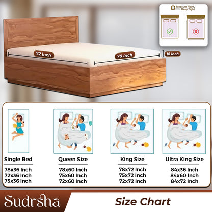 Sudrsha 100% Waterproof Cotton Mattress Protector – Hypoallergenic, Ultra-Soft & Breathable Fitted Bed Cover