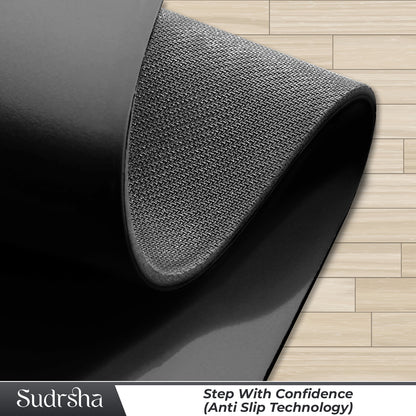 SUDRSHA Anti-Skid 3.5mm  | Water Absorbent Kitchen Mat  Grey